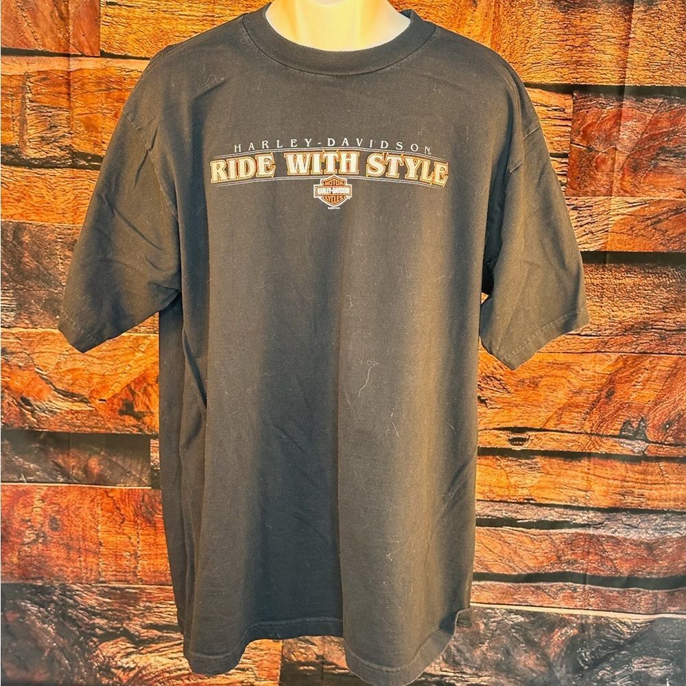 Harley-Davidson Black 'Ride With Style' T-Shirt